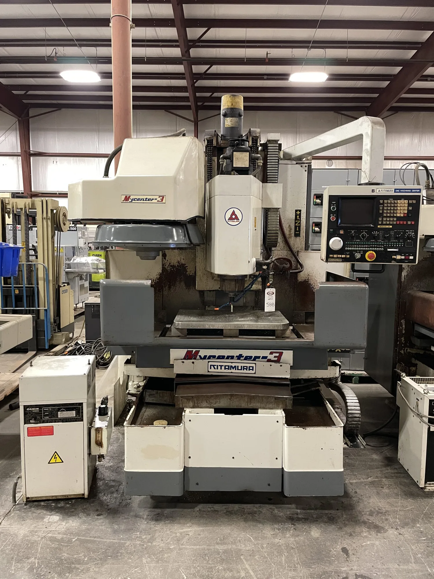 Lot 588  Kitamura MyCenter 3 CNC Vertical Machining Center 60-4000RPM 10HP