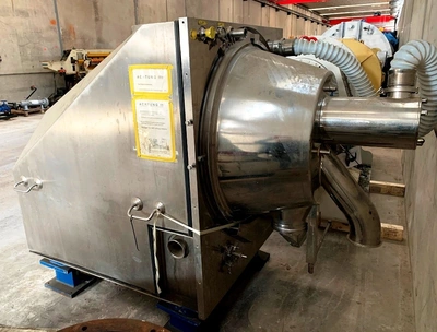 Krauss-Maffei HZ 630 PH gastight peeler centrifuge, Hastelloy C22.