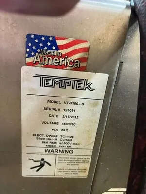 2016 TEMPTEK VT3300-LS THERMOLATOR | Machinery Network (13)