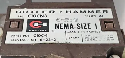 Used Cutler-Hammer _UNKNOWN_ Relays & Switches South Carolina US | Palmetto Automation #1264007