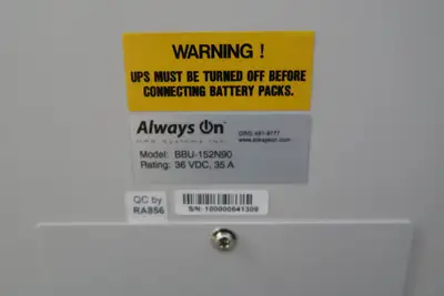 USED ALWAYS-ON UPS BBU-152N90