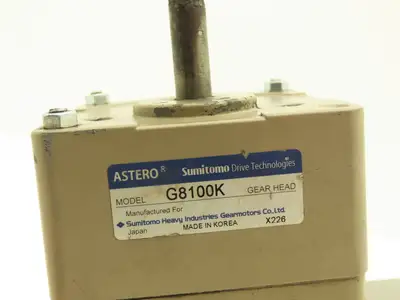 Sumitomo Astero A8M25KR1 Gearmotor 10:1/100:1 Dual Gearbox Reducer 25W 440V 3PH