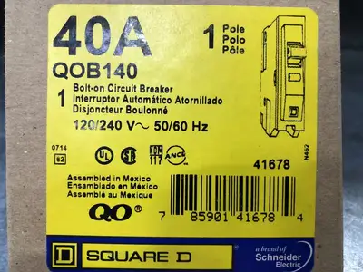 NEW SQUARE D QOB140