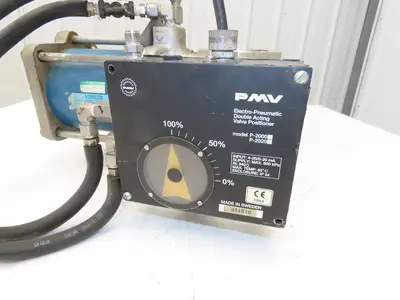 Jamesbury 3" 5150 313600TT Ball Valve Flanged w/Pneumatic Actuator & Positioner