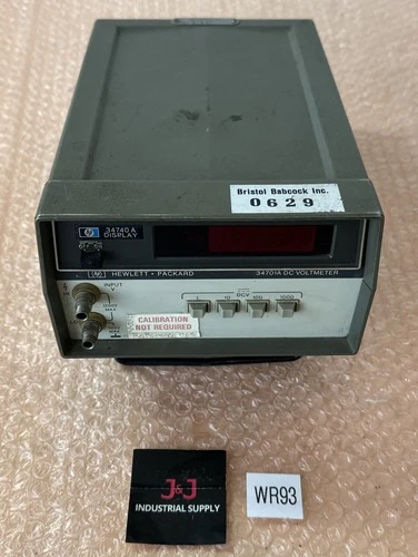Used Hewlett Packard 34701A Voltmeters Indiana US | J&J Industrial Supply #548636