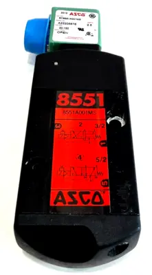 NEW ASCO 8551A001MS INLINE SPOOL VALVE 120/50-60