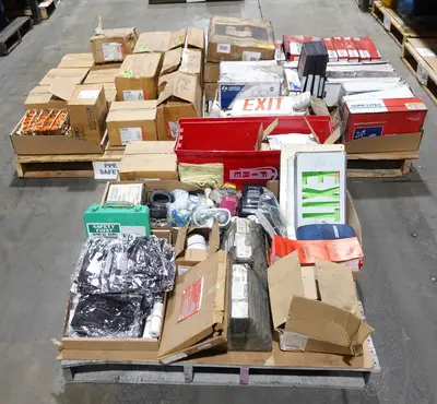 3 PALLETS OF ASSORTED PPE AND SAFETY EQUIPMENT