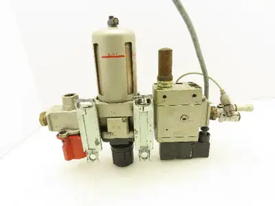 SMC AW40-04 Pneumatic Air Treatment Soft Start Valve And Lock Out Hand Valve