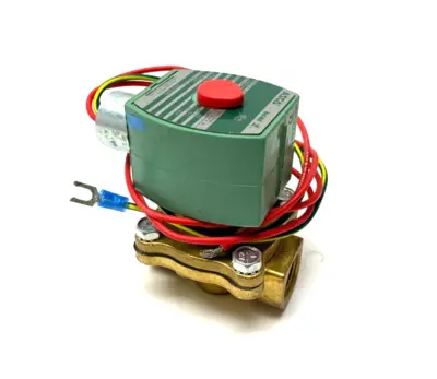 Used Asco Red Hat II 2-Way Solenoid Valve 120VAC 5/8" Orifice 1/2" NPT Solenoid Valves Michigan US | Maverick Industrial Sales #1473823