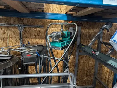 Seasoning Drum w/ Dry Ingredient Feeder