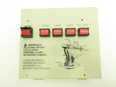 Yaskawa 137689-1 Multi Axis Brake release Panel w Circuit Board