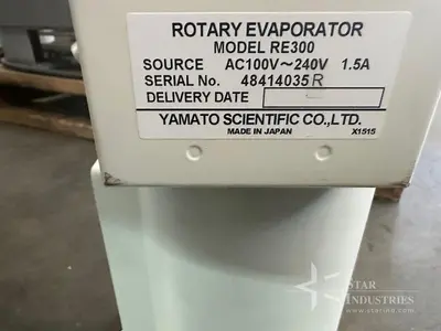 Used YAMATO RE300 Evaporators / Concentrators California US | Star Industries #1254509