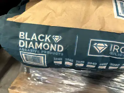 BLACK DIAMOND IRON SILICATE SANDBLAST