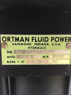 USED ORTMAN FLUID 3THB