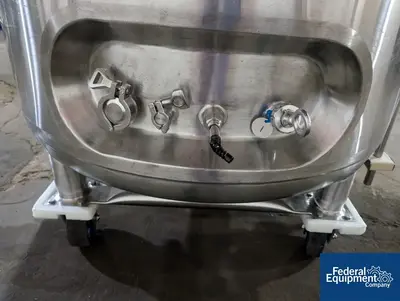 USED Precision 500 Liter Precision Stainless 316L Stainless Steel Jacketed Mixing Tank