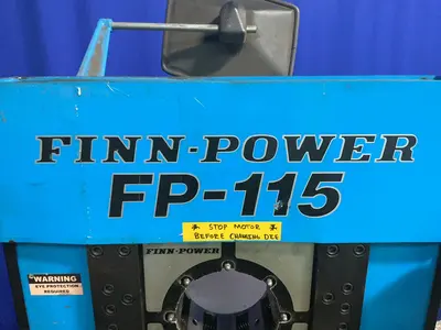 Used FINNPOWER FP115C Crimpers Ohio US | HGR 24 #1181048