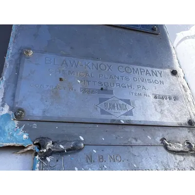 Used 2,200 Gal 316 Stainless Steel Jacketed Pressure Rated Reactor Mix Tank