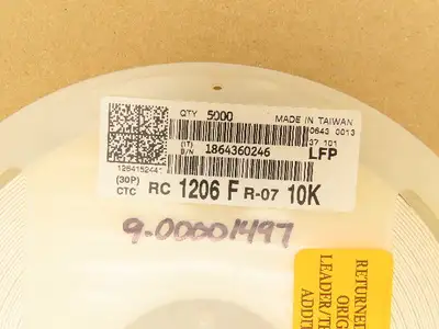 Yageo RC1206FR-0710KL Chip Resistor Tape And Reel 10 kOhms ± 1% 1/4W 5000 Pcs