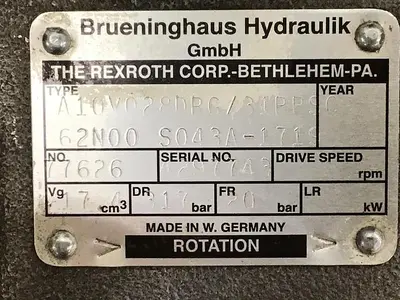 USED REXROTH A10V028DRG/31PPSC