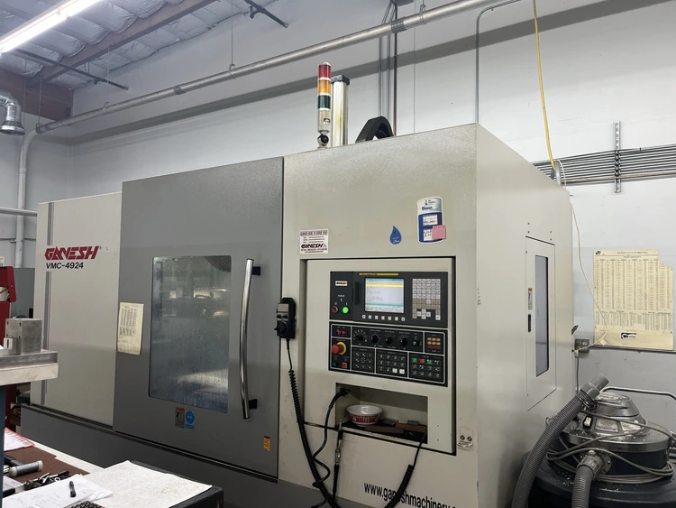 Used 2011 GANESH VMC-4924 Vertical Machining Centers California US | Revelation Machinery #401933