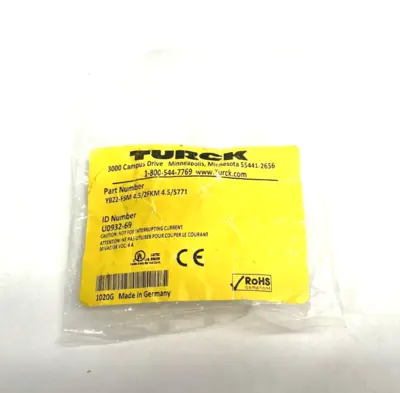 New | in-Stock Turck Actuator and Sensor Branch Splitter U0932-69 Electronic Splitters Michigan US | Maverick Industrial Sales #1391580