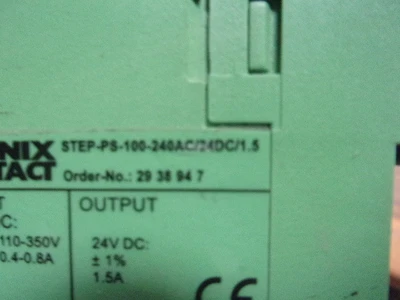 USED PHOENIX STEP-PS-100-240AC/24DC/1.5