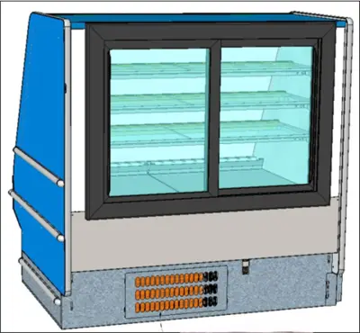 42-0197 Structural Concepts 52” Self Contained Refrigerated Bakery Case