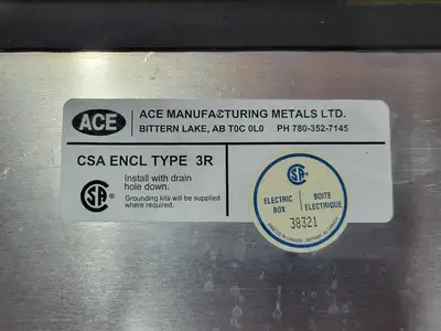 USED ACE MANUFACTURING TYPE 3R