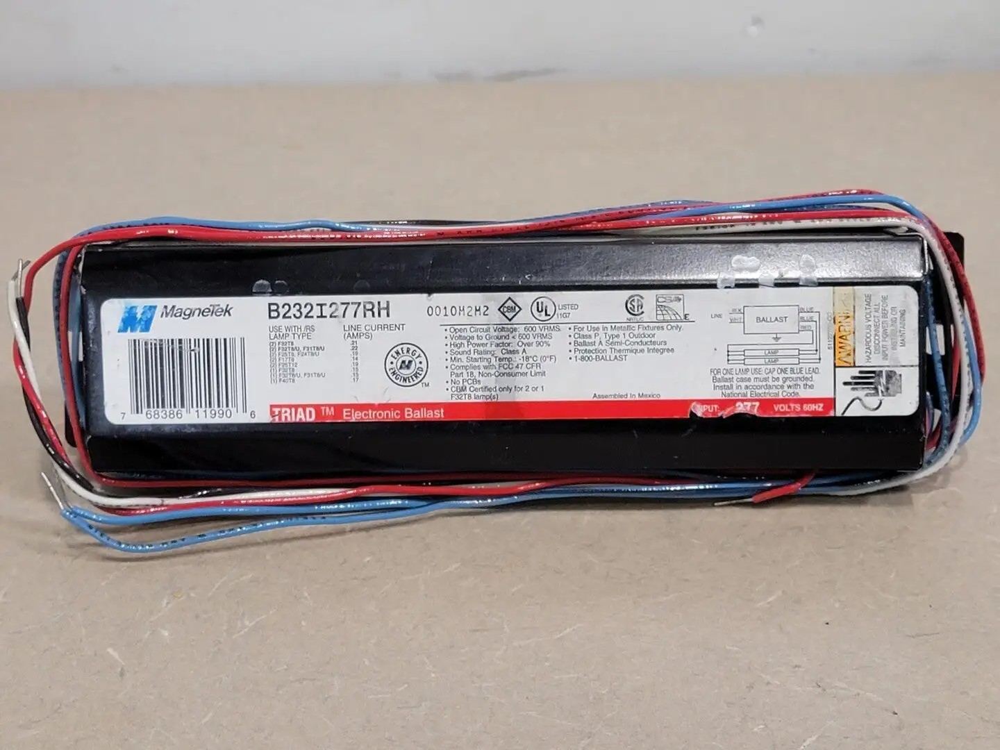 USED MAGNETEK B232I277RH