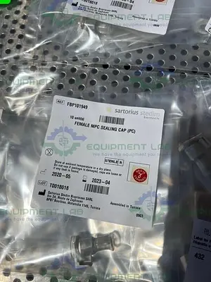 USED BOX OF 4 - SARTORIUS STEDIM FBP101949 FEMALE MPC SEALING CAP (PC)
