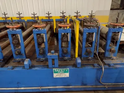 17 STAND X 4" X 48" B&K MODEL #2B-35 RAFTED ROLLFORMER: STOCK #18127