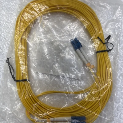 ** New Fiber Optic Patch Cords (1) -10M (2)-7M (2)-1M LC-LC Duplex S-Mode #