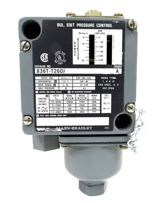 NEW ALLEN BRADLEY 836T-T260J PRESWSURE CONTROL SERIES A 836TT260J