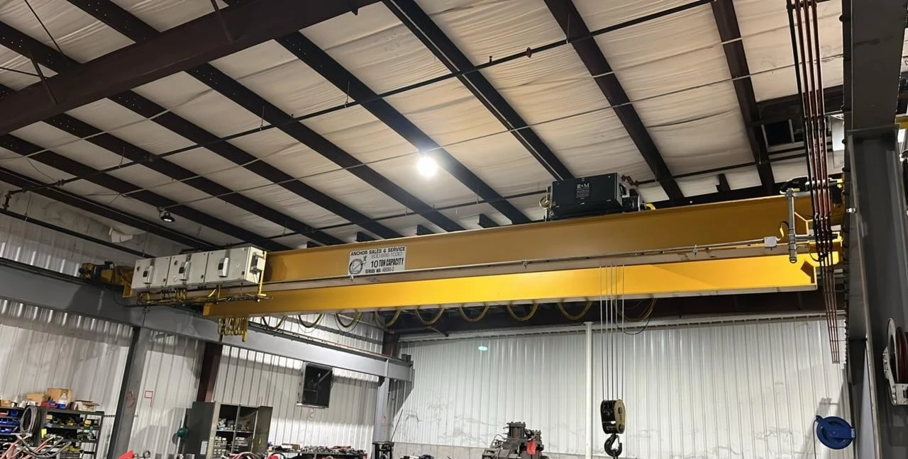 Used ANCHOR 10 TON DOUBLE GIRDER BRIDGE CRANE Cranes (Misc) Wisconsin US | Lemke Machinery Sales #1506478