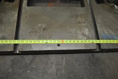 66" x 30" x 3" BOLSTER PLATE