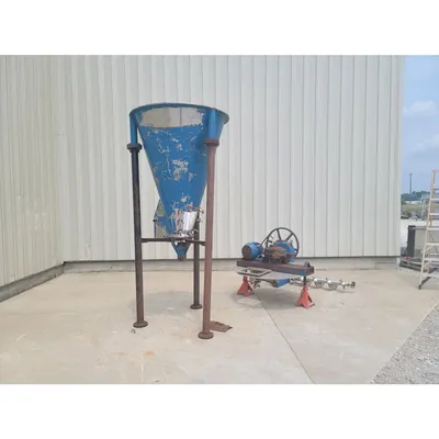 Used J H Day 3HP Nauta Stainless Steel Conical Screw Batch Mixer - 15 cu/ft