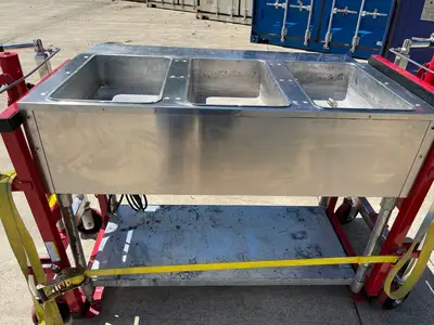 Used Adcraft Used Adcraft ST-120/3 48 1/2" Hot Food SteamTable w/ 3 Open Wells 120V - Shed Steam Tables (Food) Illinois US | Falcon Restaurant Supply #1376139