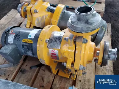 USED Kontro 1" x 1" Kontro Centrifugal Pump, S/S, 2 HP