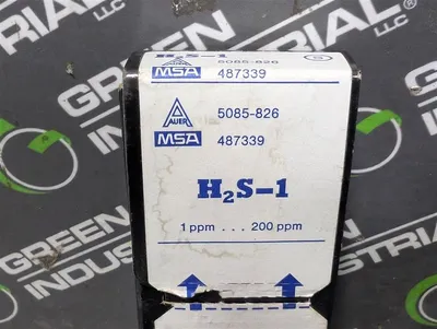 Auer / MSA 487339 1-200 PPM H₂S-1 Hydrogen Sulfide Glass Detector Tube Set New NIB