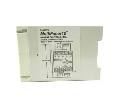 NEW REGENT CONTROLS MULTIFACER-10 MULTIPOLE RELAY MULTIFACER10