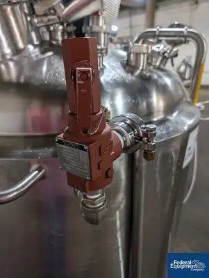 USED Precision 500 Liter Precision Stainless 316L Stainless Steel Jacketed Mixing Tank