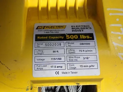Used OZ OBH500 Material Handling (misc) Ohio US | HGR 24 #1089706
