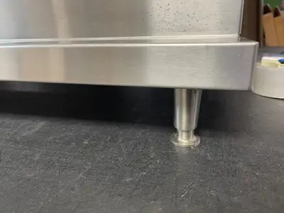 Used Falcon Restaurant Supply, Inc. Used 42"X 16" Stainless Countertop Liquor Bottle Display Riser - SS359 -SB2 Bar Equipment Illinois US | Falcon Restaurant Supply #1373854
