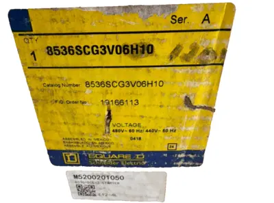 NEW SQUARE D 8536SCG3V06H10 STARTER SER. A SIZE 1 8536SCG3H10