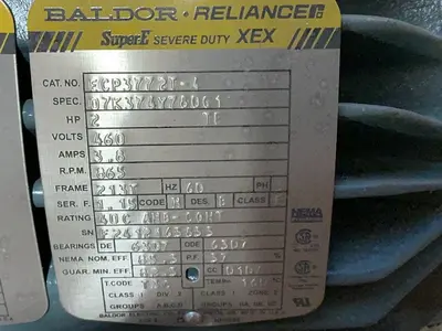 Used BALDOR ECP3772T4 A.C. Motors Ohio US | HGR 24 #1404472