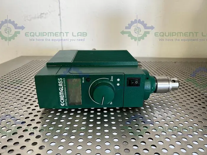 Used CHEMGLASS UNKNOWN MODEL DIGITAL OVERHEAD HOMAGINIZER  / STIRRER 2000 RPM Homogenizers | Equipment Lab #486215