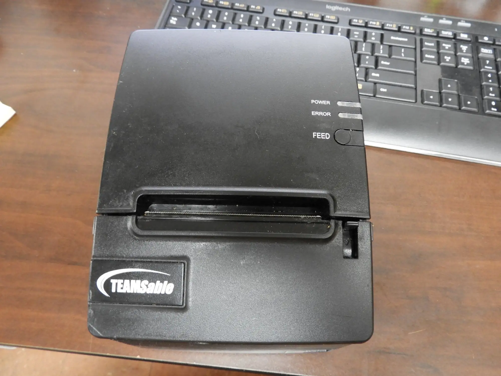 Used Teamsable Used TEAMSable R180II POS Thermal Receipt Printer Thermal Printers Illinois US | Falcon Restaurant Supply #1376483