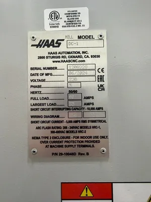 2024 HAAS DC-1 cnc drill tap | CNC EXCHANGE (9)