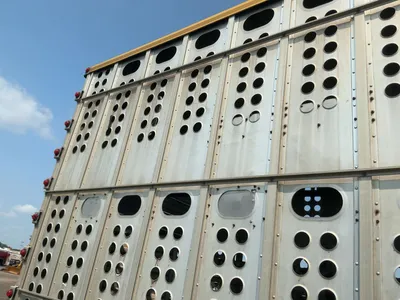 Used 2007 MERRITT 53' ALUMINUM LIVESTOCK Agricultural Trailers Michigan US | Miedema Asset Management Group #1328961