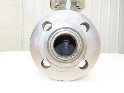 Warren Controls 1.5" CW-12MW  Ball Valve Flanged w/Pneumatic Actuator